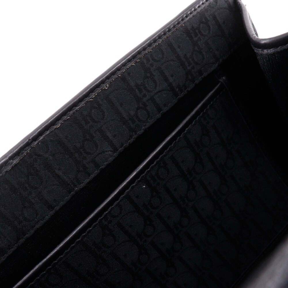 CHRISTIAN DIOR Vintage Black Canvas Shoulder Bag - Picture 10 of 16